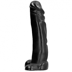 All  musta - dildo  musta realistinen 20 cm