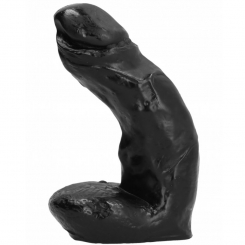 Hung system - realistinen dildo  musta väri mickey 24 cm