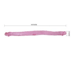 Baile - tupla dildo  sininen 44.5 cm 4