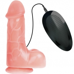 Diversia - joustava värisevä dildo  purppura 21 cm -o- 4.9 cm