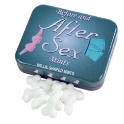 Before And After Sex Willie Shaped Mints