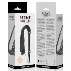 Begme -  musta edition vegan nahka flogger 3