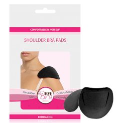 Byebra Shoulder Bra Pads In Black