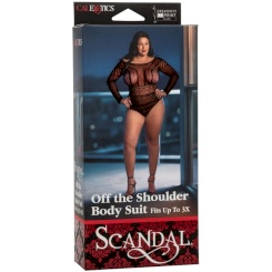 Calexotics - scandal shoulder body suit plus size 2