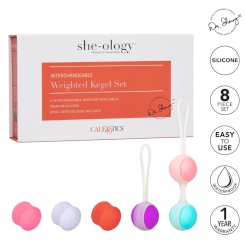 Calexotics - she-ology setti bolas kegel intercambiables 5