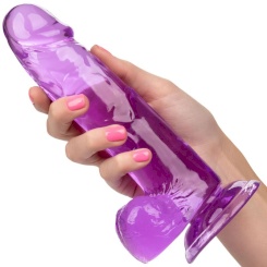 Calexotics - size queen dildo  purppura 15.3 cm 4