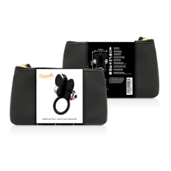 Coquette chic desire - penisrengas perhoskiihotin vibraattorilla  musta/ gold 4