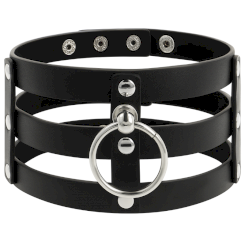 Coquette chic desire - fetish style vegan nahka choker 1