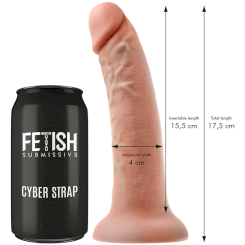 Fetish submissive cyber strap - valjaat dildolla ja luotivibraattori kaukosäädettävä watchme s technology 3