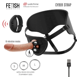 Cyber Strap Harness With Dildo Remote...