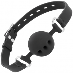 Darkness Ball Silicone Gag Black