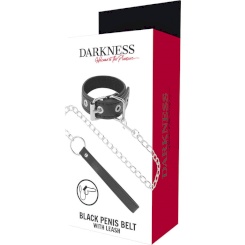 Darkness Penis Ring With Strap