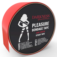 Darkness - non-sticky punainenbondage tape 15 m