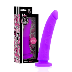 Delta club - toys valjaat ja dildo  purppura silikoni 17 cm -o- 3 cm 2