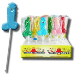 Diablo Goloso - Varied Gummy Lollipop