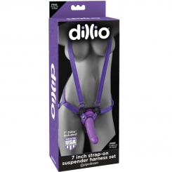 Dillio - 7 Tuumaa Strap-on  Suspender...