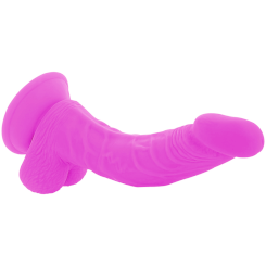 Diversia - joustava värisevä dildo  purppura 21.5 cm -o- 4.5 cm 3