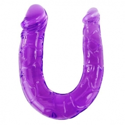 Baile - tupla dildo in  lila joustava jelly