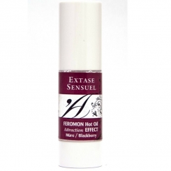 Extase sensual - lämmittävä hierontaöljy with  mustaberry feromoni 30 ml