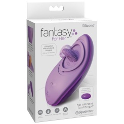 Fantasy naiselle - her silikoni fun tongue  purppura 4