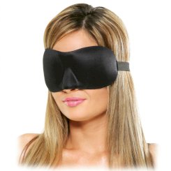 Secretplay -  musta padded blindfold