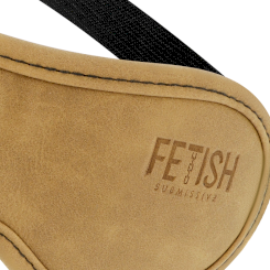 Fetish submissive origen - vegan nahka maski with neoprene lining 1