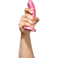 Herspot fleshlight - curved dildo  golden ruusunpunainen m 4