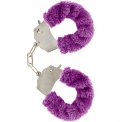 Purple Marabou Handcuffs