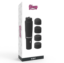 Glossy Kurt Pocket Massager Black