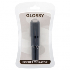 Glossy - Pocket Vibraattori  Musta