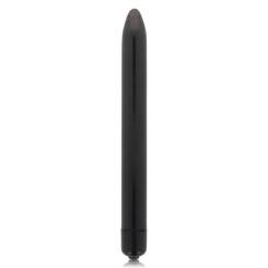 Glossy Slim Vibrator Black