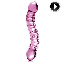 Herspot fleshlight - curved dildo  golden ruusunpunainen m