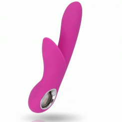 Seven creations - vinyl p-shape vibraattori  musta penis 20 cm