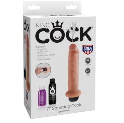 King cock - 17.8 cm ejakulointiing dildo 1