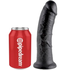 King Cock - 8 Dildo  Musta 20.3 Cm