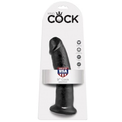 King Cock - 9 Dildo  Musta 22.9 Cm