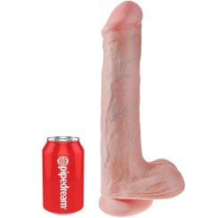 King cock - dildo kiveksillä 33 cm flesh 1