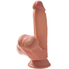 King cock - plus 3d dildo swinging balls 15.2 cm 2