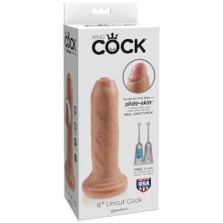 King cock - realistinen dildo uncut flesh 15 cm 3