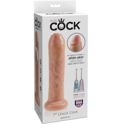 King cock - realistinen dildo uncut flesh 21 cm 3