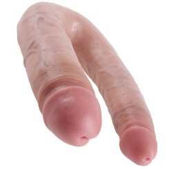 King cock - u-shaped medium tupla trouble flesh 13.9 cm