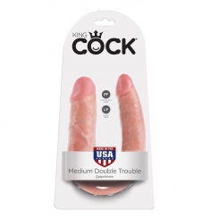 King cock - u-shaped medium tupla trouble flesh 13.9 cm 0