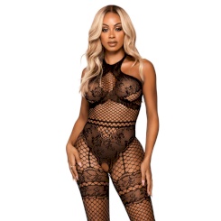 Leg Avenue Net Halter Bodystocking One...