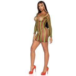 Leg Avenue Rasta Mini Dress One Size