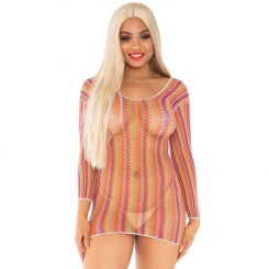 Leg Avenue Zigzag Multicolor Mini Dress...