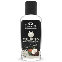 Intimateline luxuria - voluptas edible hierontageeli lämmittävä - mansikka 100 ml