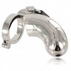 Metalhard - metalli chastityrengaswith strap