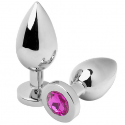 Metalhard Anal Plug Diamond Pink Medium...