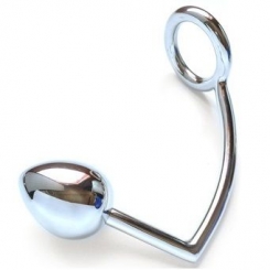 Metalhard Cock Ring With Anal Bead 50mm