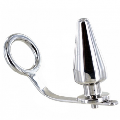 Metalhard Cock Ring With Plug Anal 50 X...